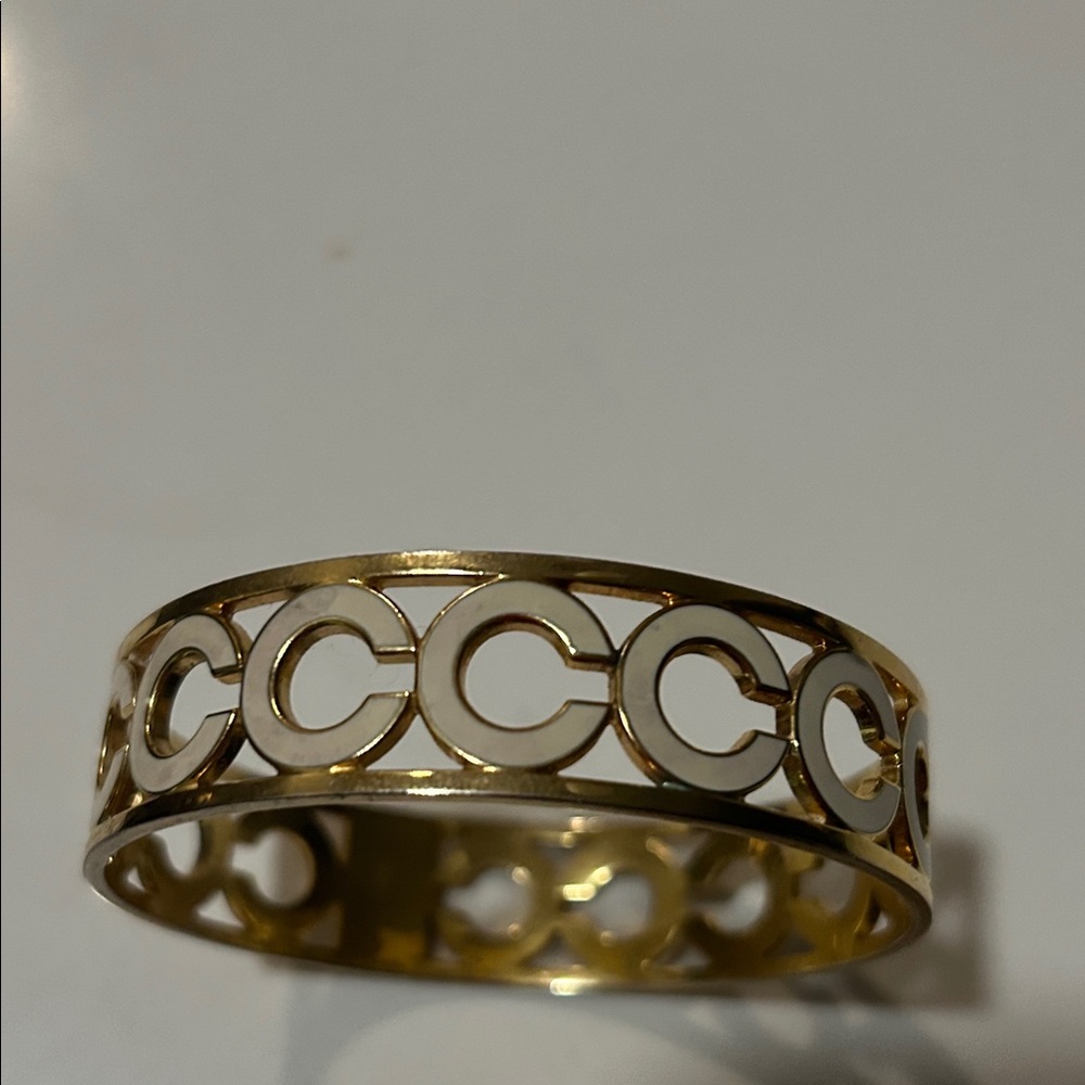 Coach Gold C-Pattern Bracelet